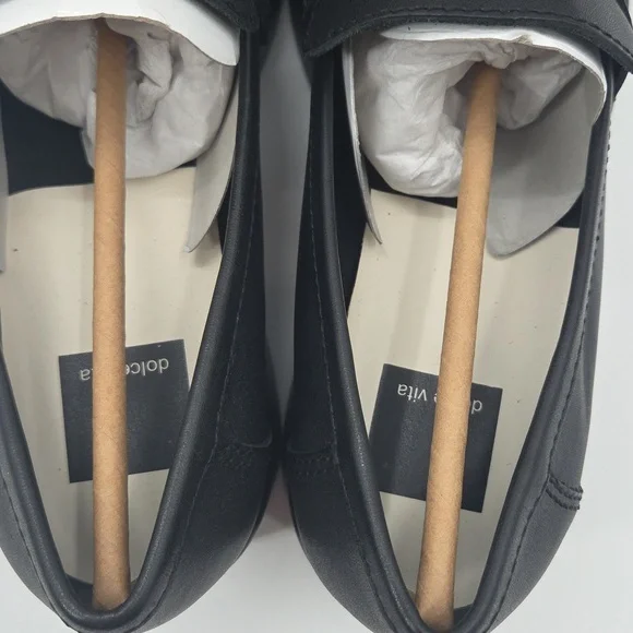 Classic Black Leather Loafers NEW - Picture 8 of 16